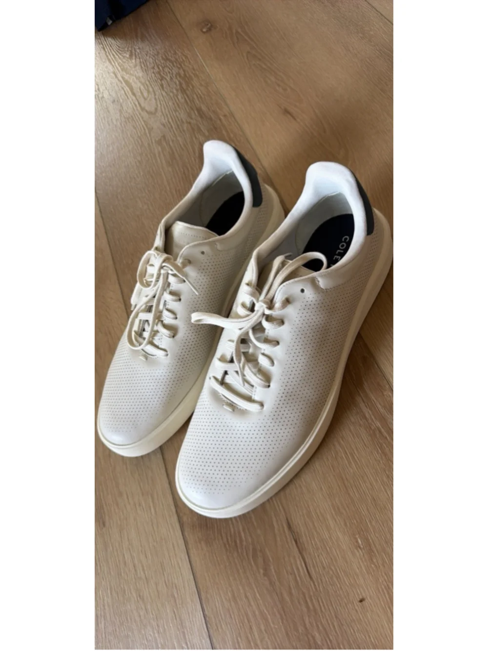 Cole Haan Men's Grand Crosscourt Daily Laser Sneaker - Ivory - NWOT